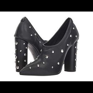 Giuseppe Zanotti crudelia blaze stretch leather studded pumps